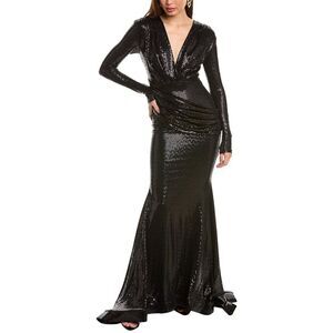 Issue New York Womens Sequin Gown